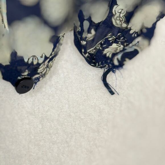 Sheryl Crow Paisley Print V-Neck Maxi Dress Size S Pom-Poms Hippie Boho Gypsy - Picture 13 of 13